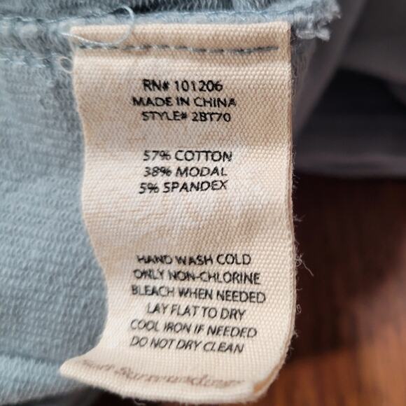 Soft Surroundings Full Length Wide Leg  Gold Grommets Size Large - Picture 4 of 7